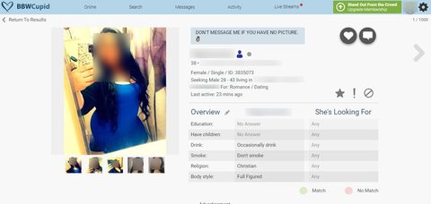 calidad de perfil