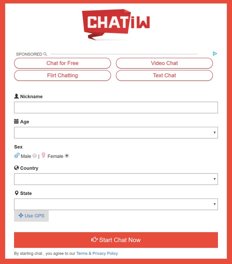 Registro en Chatiw