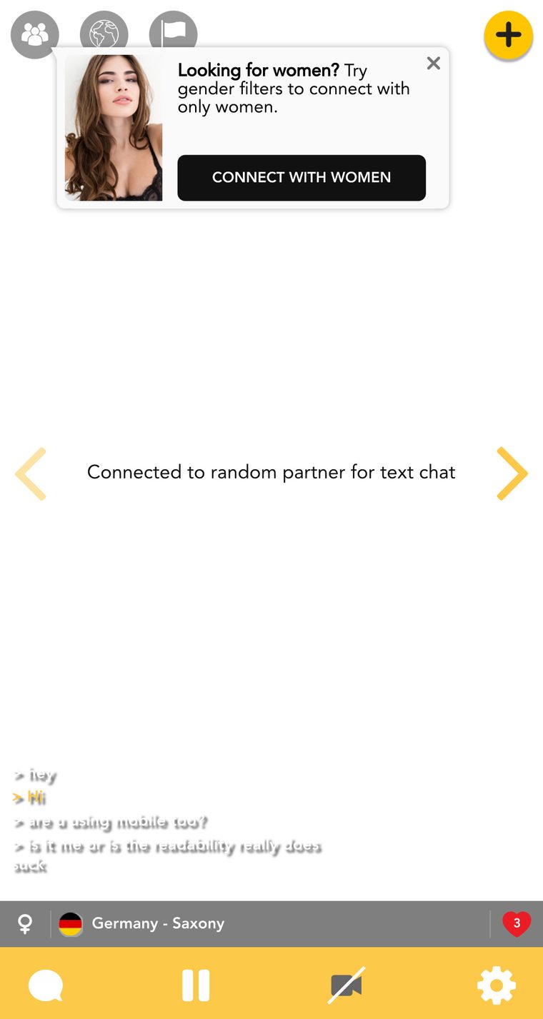 App móvil de Chatspin