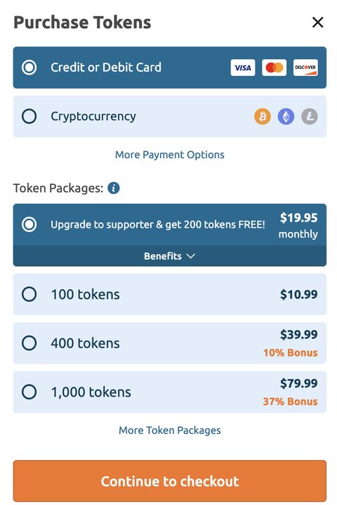Captura de pantalla de los precios de Chaturbate