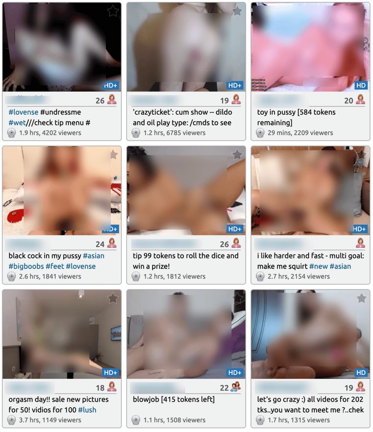 Miembros de Chaturbate