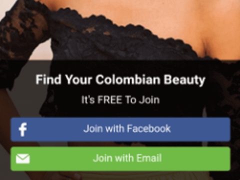 App móvil de Colombian Cupid