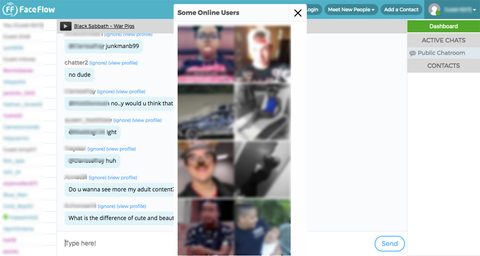 App de chat de FaceFlow