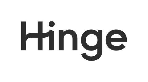 Logo de la app de citas Hinge