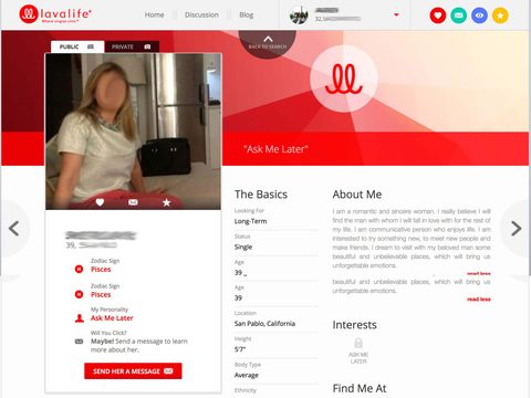 Perfil de Lavalife
