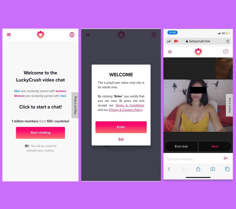 App de LuckyCrush