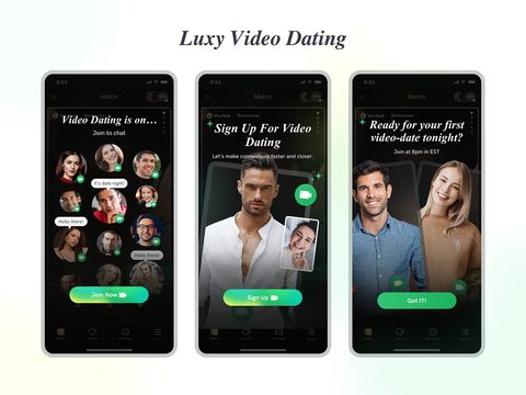citas por vídeo en Luxy