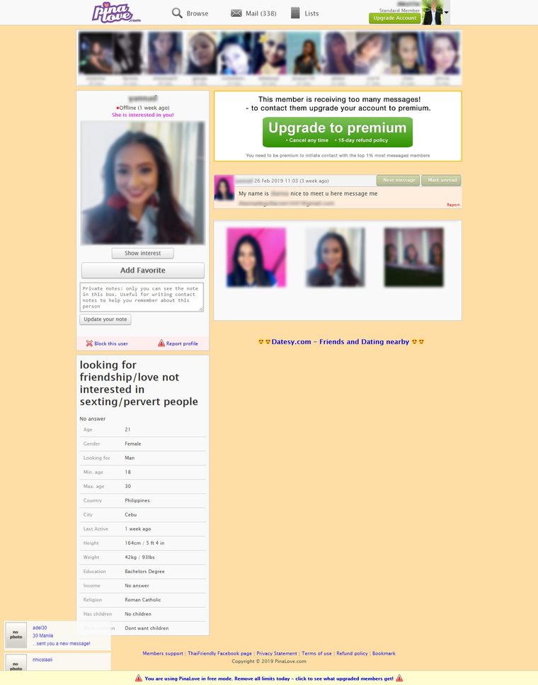 Perfil de PinaLove