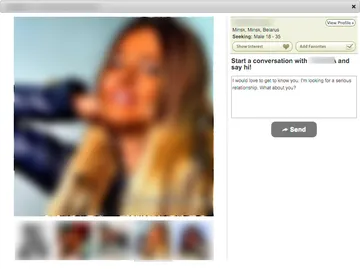 Captura de pantalla del sitio web de RussianCupid