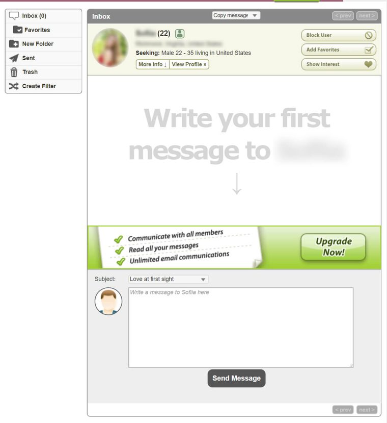 Contacto de RussianCupid