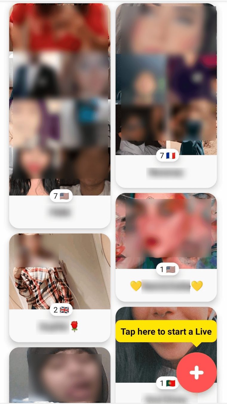 yubo haciendo contacto