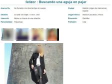 POF perfil mujer