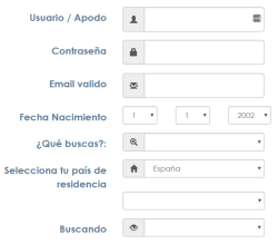 registro página para buscar pareja y relaciones estables más40