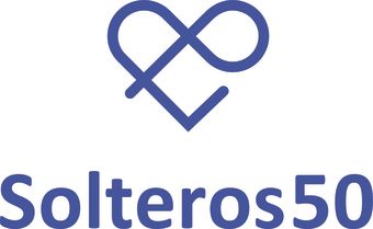 Logotipo página de citas online Solteros 50