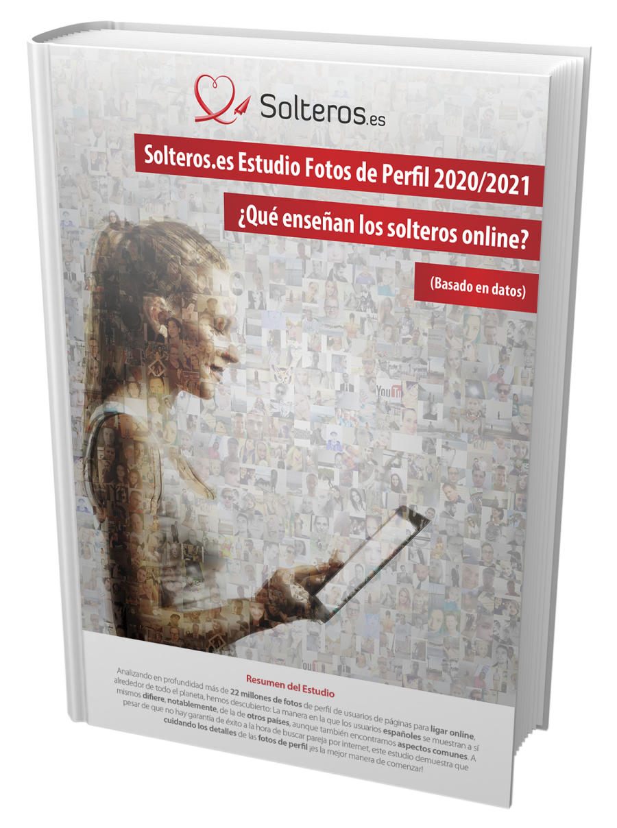 Portada Libro con Estudio de Fotos de Perfil en Páginas para Ligar realizado por Solteros.es